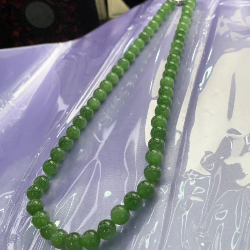 

Hetian Jasper Necklace -Hand Supply First Choice for Mom