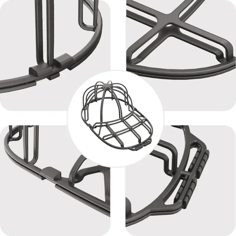 Hot Baseball Cap Washer Fit for Adult/Kid's Hat Washer Frame/Washing Cage Double-deck Hat Cleaners Shaper Protector