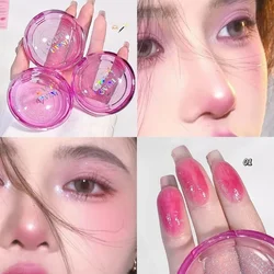 Radiant Violet Jelly Shimmer Blush with Glitter Tint for a Lasting Natural Glow (01)