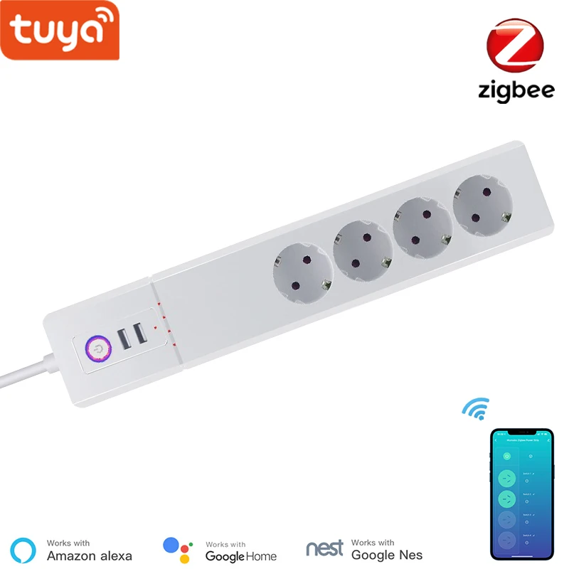 tuya-wifi-smart-surge-protector-eu-zigbee-outlet-with-4-plugs-and-2-usb-port-individual-controlworks-with-alexa-google-home