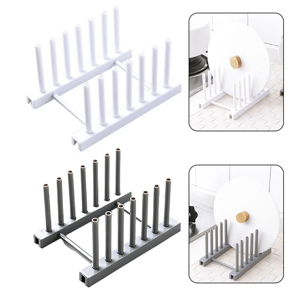 

Multifunction Plastic Stand Rack Dish Lid Drain Holder Detachable Organizer Domestic Drying Cups Shelf Display Kitchen Accessory