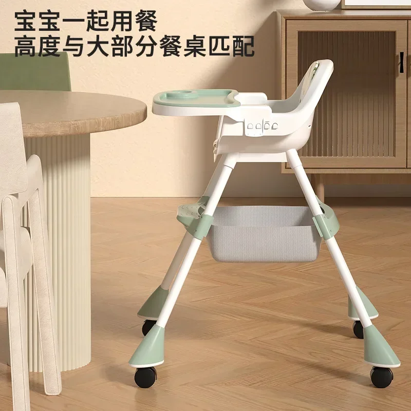 Baby Dining Chair Multifunctional Foldable Baby Chair Household Portable Dining Table Children's Table