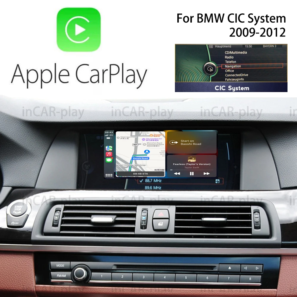 BM06 OEM Display Screen Update wireless CarPlay Android Auto Interface
