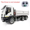 1/14 6x4 Metal RC Hydraulic Dumper Trucks CNC Axles Radio Control Tipper Cars Toys Assembled Painted Model ESC Motor TH23188 1