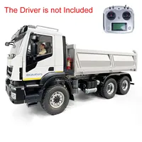 1/14 6x4 Metal RC Hydraulic Dumper Trucks CNC Axles Radio Control Tipper Cars Toys Assembled Painted Model ESC Motor TH23188 1