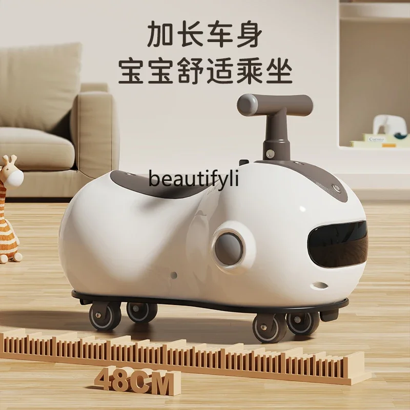 Twist car children 1-3 years old yo-yo car anti-rollover rocking one-year-old baby toy