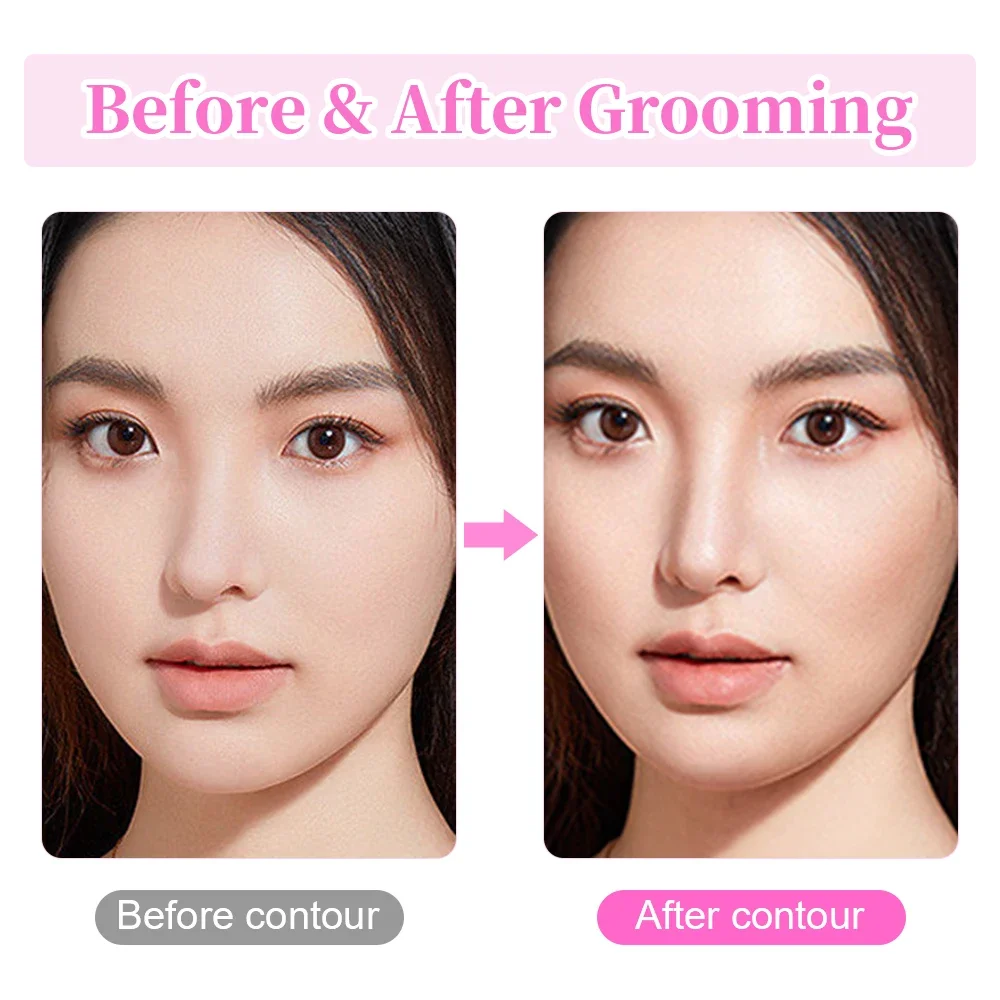 Silicone Nose Shadow Tool Nose Contour Stencil Multifunctional Eyeliner Assist Eyelash Extension Pads Beauty Helper Makeup Tools