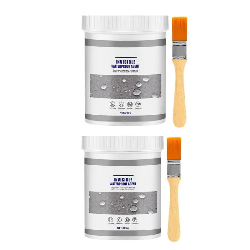 

Waterproof Sealant Agent Household Universal Fast Drying Tiles Sealant with Brush Super Strong Cracks Walls Roofs Sealing Agent