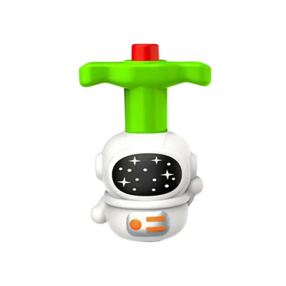 

Portable Light-up Spinning Top Light Up Astronaut Panda Spinning Top Toy with Music Educational Spinner Launcher for Kids Boys