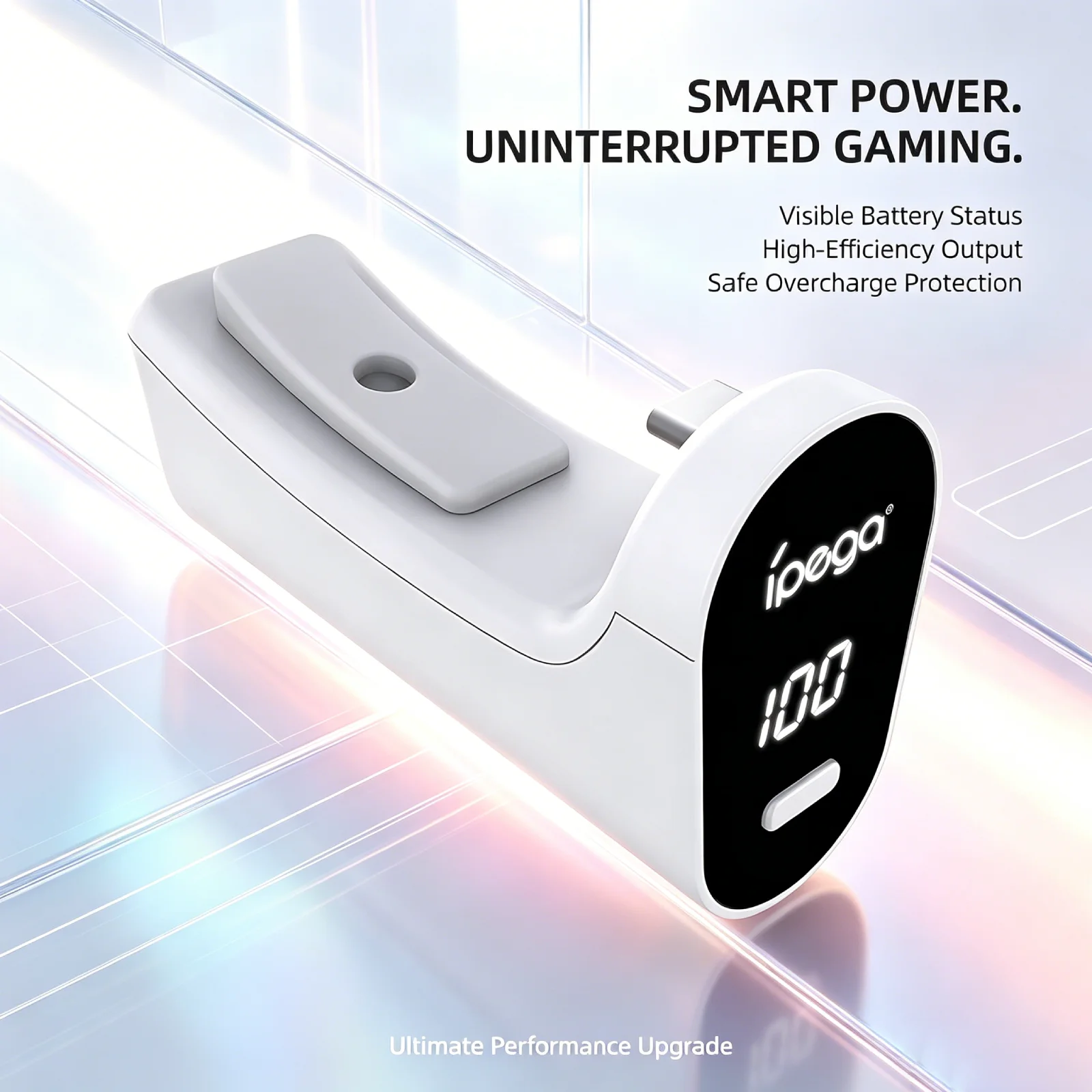 High-Capacity Type C Battery Pack with LED Display for Extended Gaming Sessions
