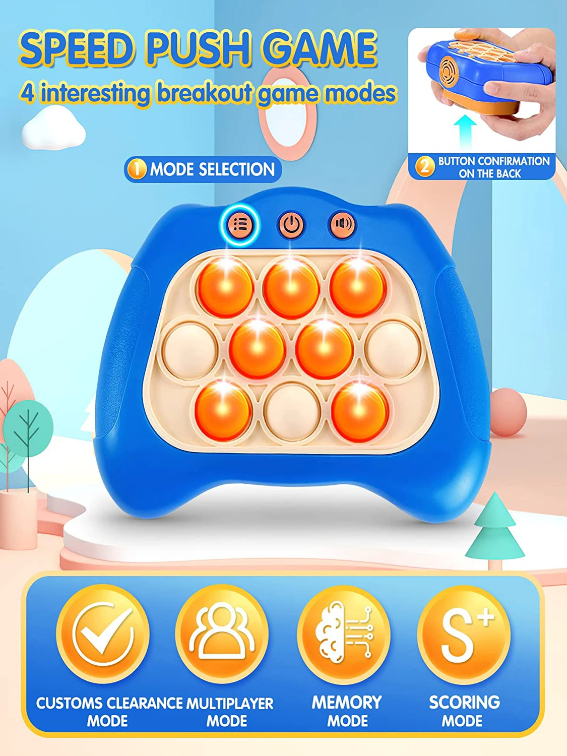 jogo Quick Push Bubbles  Brinquedos Educativos Interativos