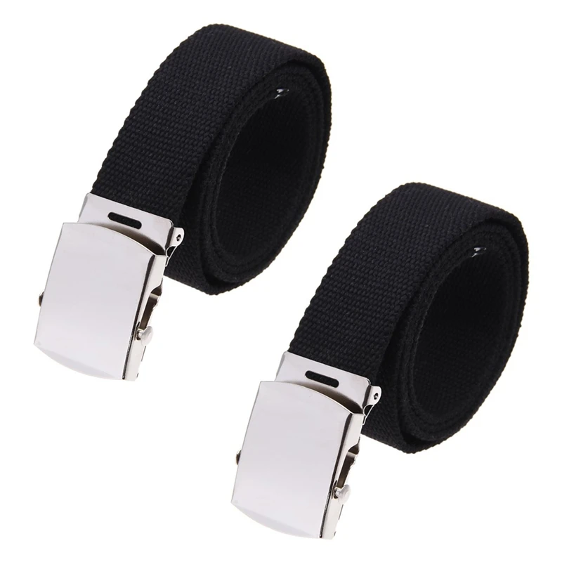 

ASDS-2X Cloth Belt Waistband Band Belt Black Men 38Mm