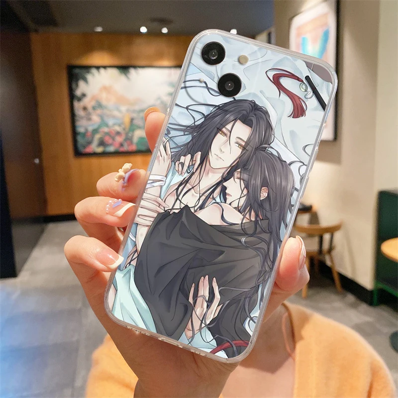 Comic Man Erha and His White Cat Master Transparent Phone Case Cover