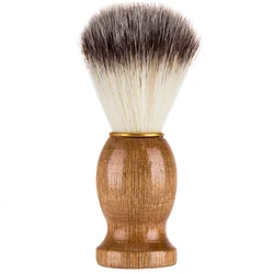 Premium Soft Bristle Hairdressing Neck and Face Duster Brush (Wood)
