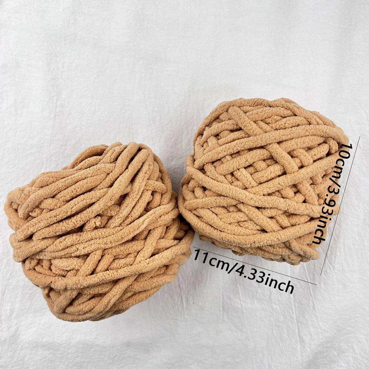 Chenille Knitting Yarn Soft Ice Strip Line Cotton Yarn DIY Wool Yarn for Hand Knitting Scarf Thick Wool Wholesale