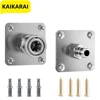 Foam Cannon Nozzle Water Gun Holder Wall Mountable Pressure Washer Accessories Storage Rack Stainless Steel 1/4 Quick Connector 1