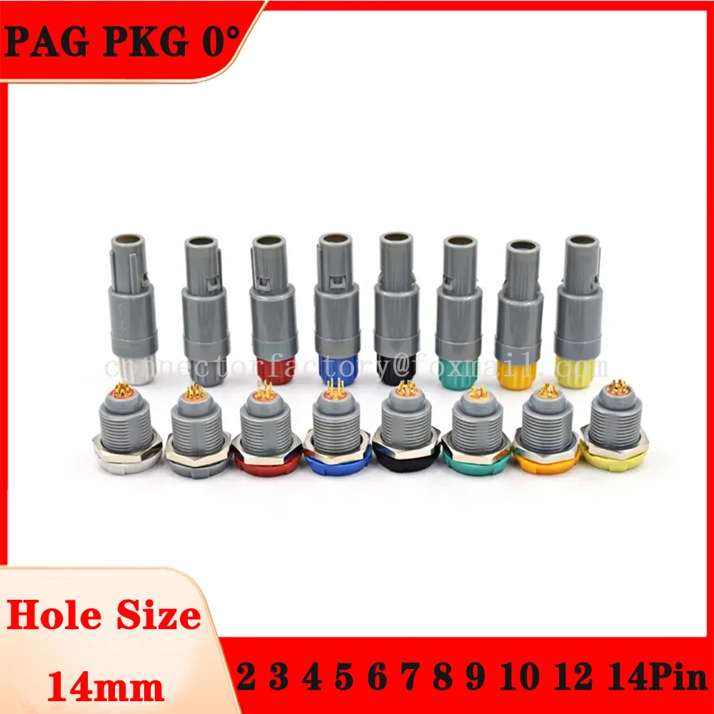 Conector de Soquete Fêmea Pag Push-pull Plástico Médico Plugue Macho de Travamento Automático Plugue Macho Fixo Pag 1p 10 12 Pin 14 Grupo Grupo 5