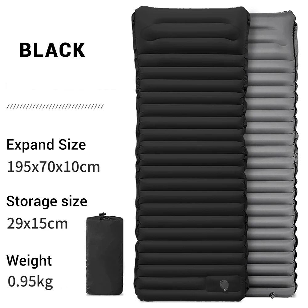 Ultralight SelfInflating Sleeping Pad Widen Splicing Camping