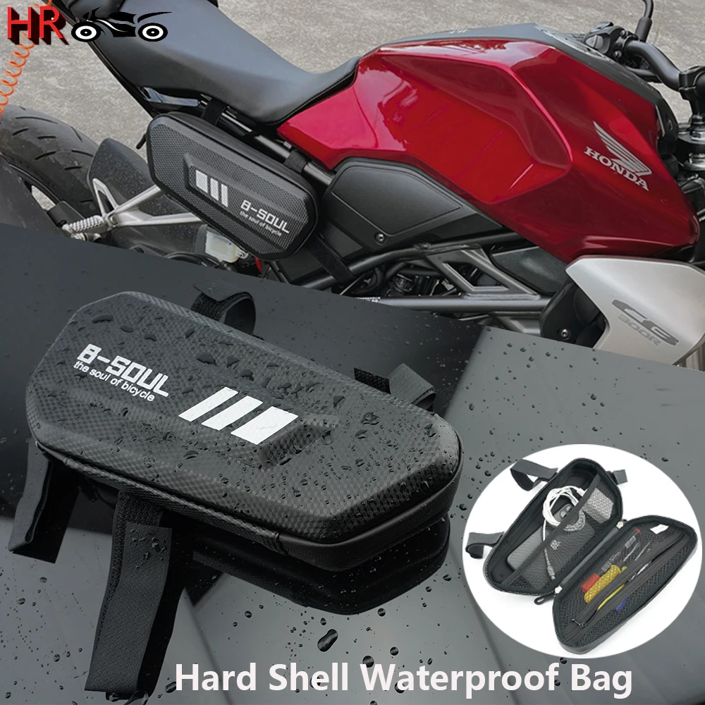 Per Honda Transalp 600 650 700 Xlv Msx125 Grom Msx 125 Modifica Moto Hard Shell Impermeabile Triangolo Laterale Borsa Da Sella