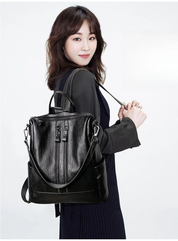 Women Nylon Multifunctional Backpack image 5