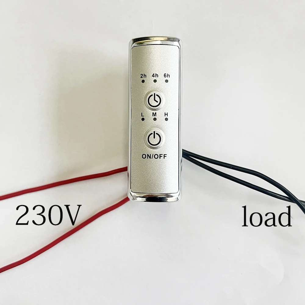 คาร์บอนไฟเบอร์รอบสแควร์หลอดชั้นวางผ้าขนหนูจับเวลา Thermostat Thermostat 1