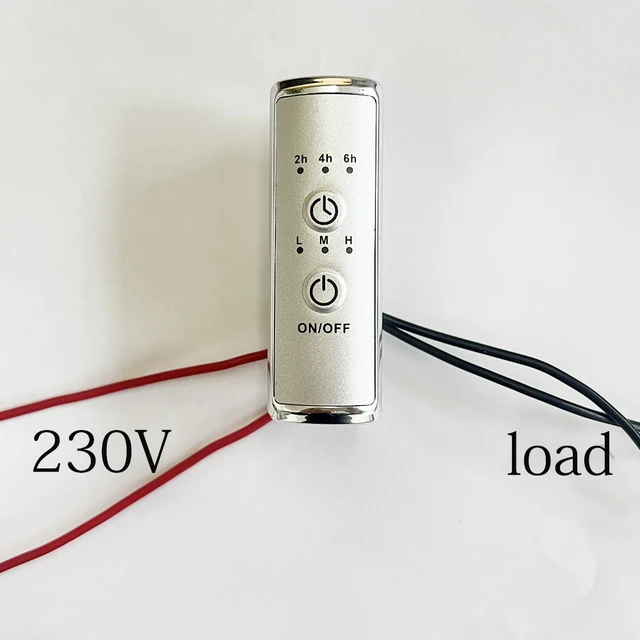 คาร์บอนไฟเบอร์รอบสแควร์หลอดชั้นวางผ้าขนหนูจับเวลา Thermostat Thermostat 1