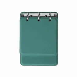 Versatile PU Leather Refillable Notebook with 3 - Ring Binder (Green)