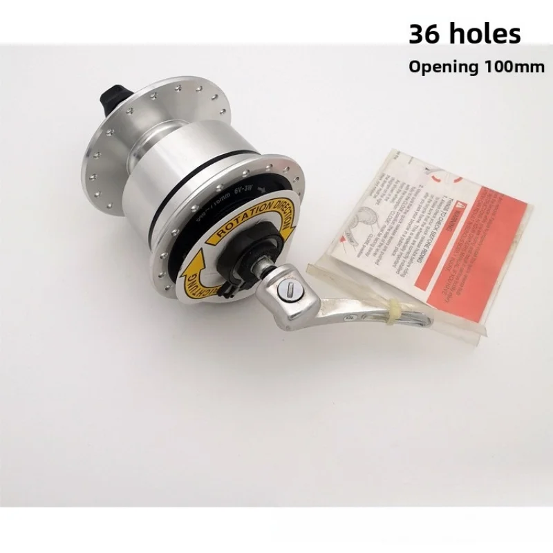시마노 DH-3N72 다이나모 허브 프론트 제너레이터 허브 36H 100mm 6V 3W 자전거 허브