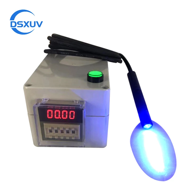 DSXUV-STC-365 Spot Type Hight Intensity LED UV Curing Light Source Timer Ultraviolet Dry Lamp