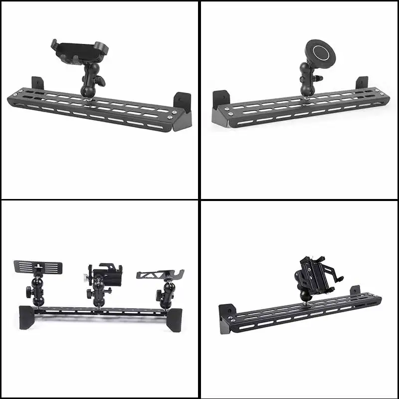 Hummer H2 2003 2004 2005 2006 2007 탄소강 자동차 센터 콘솔 전화 홀더 스탠드 GPS 마운트 브래킷 자동차 액세서리
