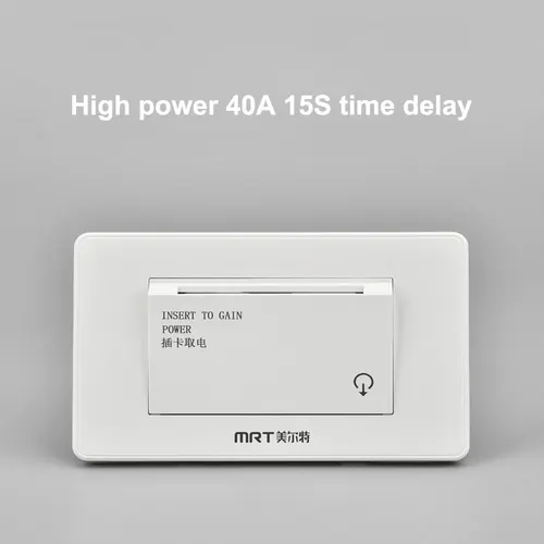 에너지 절약 스위치용 삽입 카드, 모든 카드, 125K ID, 13.56M IC 카드, 고출력 220V, 8000W, 40A, 15 초 시간 지연, 10 개 2