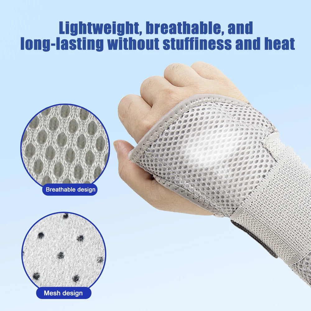 Carpal Tunnel Wrist Brace Night Wrist Support Guard Splint and Hand Brace Men and Women Forearm Compression 1Pc