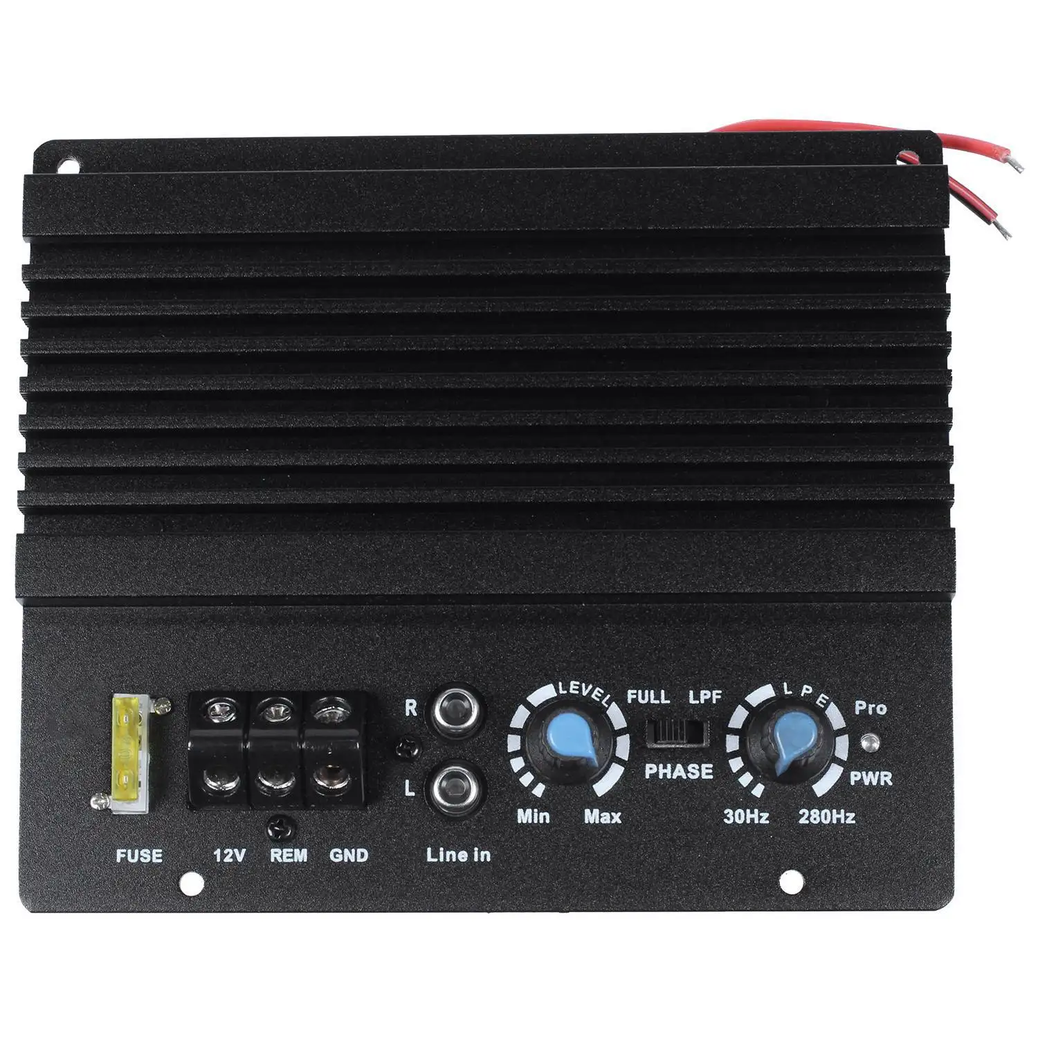 

12V 600W Mono Car Audio Power Amplifier Powerful Bass Subwoofers Amp Car Amplifier Board Car Speaker Aux Subwoofer