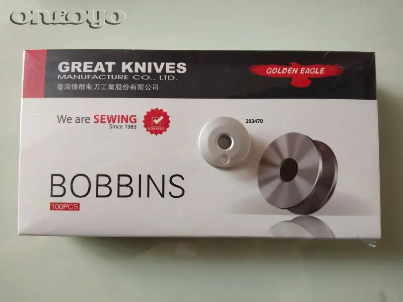 100pcs Industrial Sewing Machine Parts Bobbin Aluminum 40264 203470 272152A For Single Needle Machine And Embroidery Machine 5
