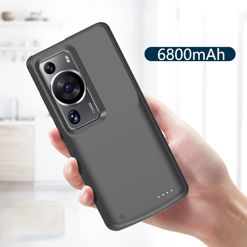 6800mAh External Backup Battery Charger Cases For Huawei P60 P60pro P50 P50pro P40 P40pro P30 P30pro Power Bank Charging Case