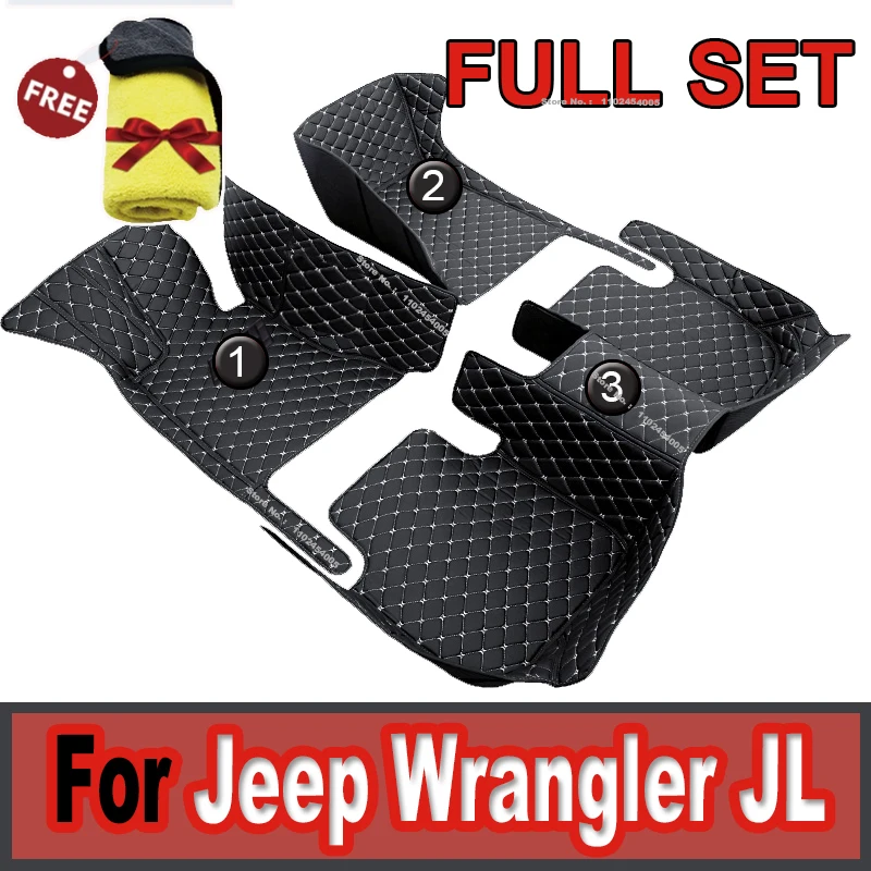 

Автомобильные коврики для Jeep Wrangler JL 4 door 2024 2023 2022 2021 2020 2019 2018