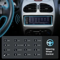 Ainavi 1 Din Autoradio Universel Sans Fil Carplay Android Auto Multimédia Automobile MP5 BT Stéréo de Voiture Type-C USB Écran Tactile HD IPS 5
