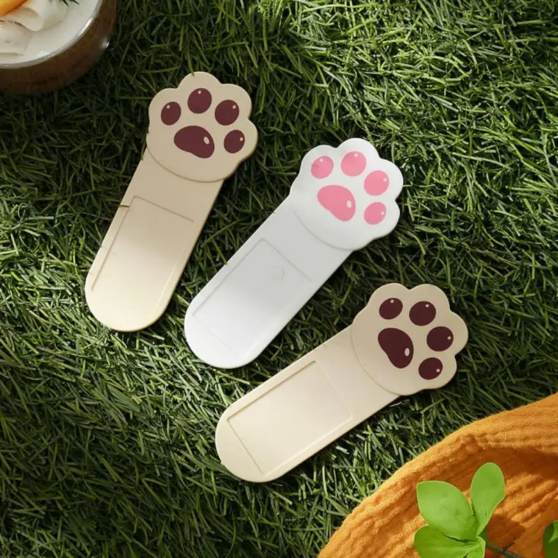 Cute Cartoon Toilet Lid Lifter Creative Cat Claw Shape Toilet Handle Plastic Convenient Clamshell Opener Bathroom Supply 1/2Pcs