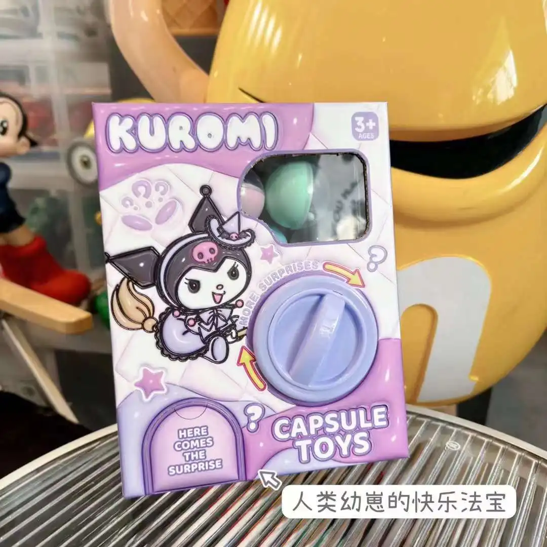 Kuromi Egg Baby Kapibala Twisting Egg Machine Fun Capsule Blind Box Lottery Decompression Toy Twisting Egg Blind Box Christmas G 5