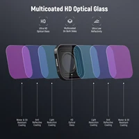 EEWER PL ND Filter Set HD Plastic Neutral Density Polarizer Lens Filter Kit Action Camera Accessory For GoPro Hero 13 12 11 10 9 2