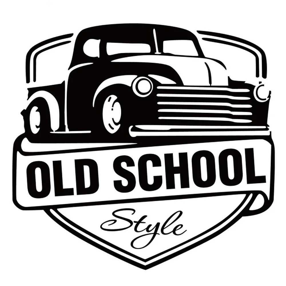 

Car sticker old-school style vinyl car sticker decal creative cartoon pattern PVC waterproof and sunscreen 15cm