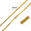 Figaro – collier chaîne à maillons en acier inoxydable, couleur or, ras du cou superposé pour femmes et filles, 14 "18" 20 "24"