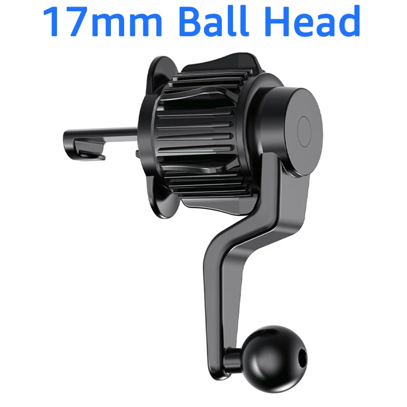 Universeller 17-mm-Kugelkopf-Autohalterungsclip für Handyhalterung mit 360-Grad-Drehung ° Rotierbarer Handyhalter für den Auto-Lüftungsauslass – Detail 1