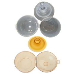 Q0KB Double Layer Silicone Nipple Protector Breastfeeding Mother Breast for Protectio