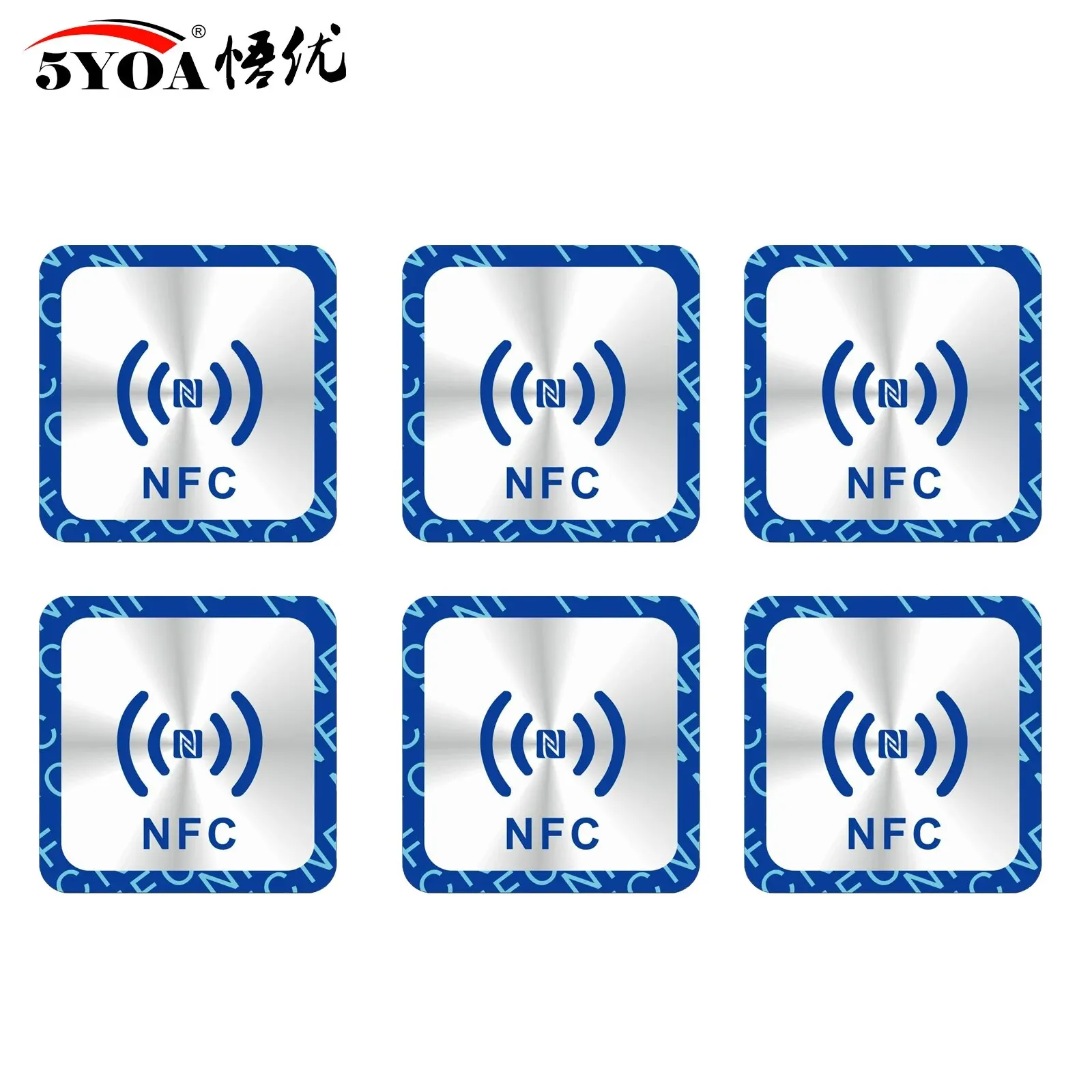 5YOA 30pcs NFC Tag Nfc213 Label 213 Stickers Tags Badges Lable Sticker 13.56mhz For Huawei Share Ios13 Personal Automation Short images - 6