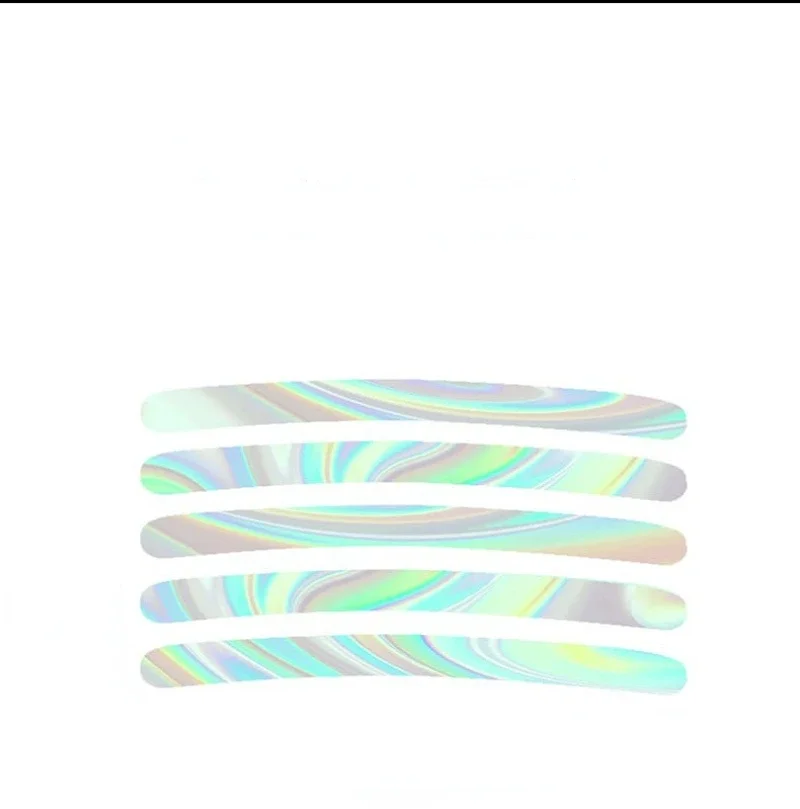20PCS Wheel Sticker Reflective Seven Color Laser Sticker Luminous Anti-collision Personalized Car Stickers Car Accessories