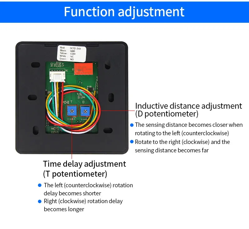 Touchless Door Access Exit Button with Infrared Sensor LED COM NO NC for Access