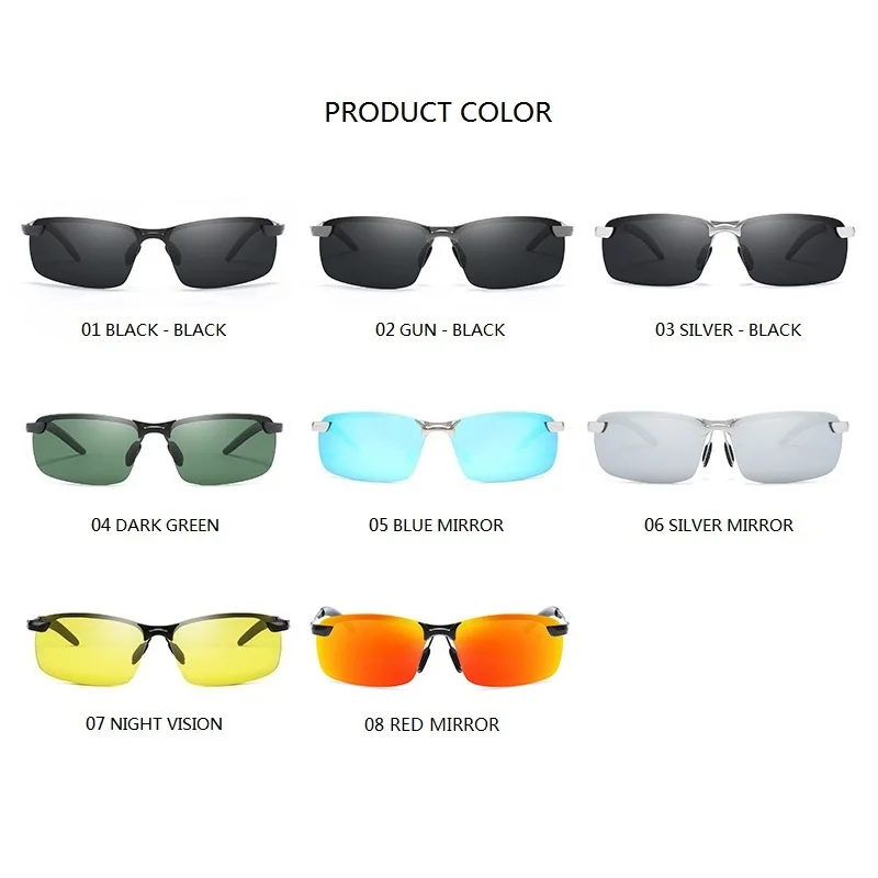 Polarized Sunglasses for Men Women Vintage Driving Fishing Goggles UV400