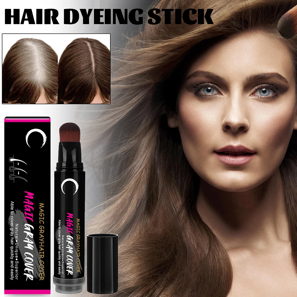 

Sdotter Hair Dye Pen Hair Color Stick Disposable Hair Dye Cream Quick Gray Hair Covering Sticks Easily Cover Gray Hair For Women