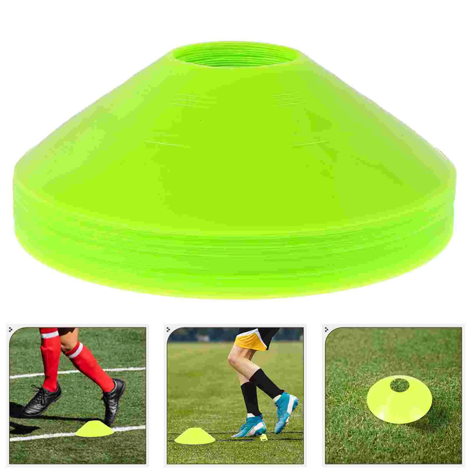 25pcs Sports Cones Soccer Cones for Football Training Disc Agility Soccer for Sports Football Basketball Coaching Tr